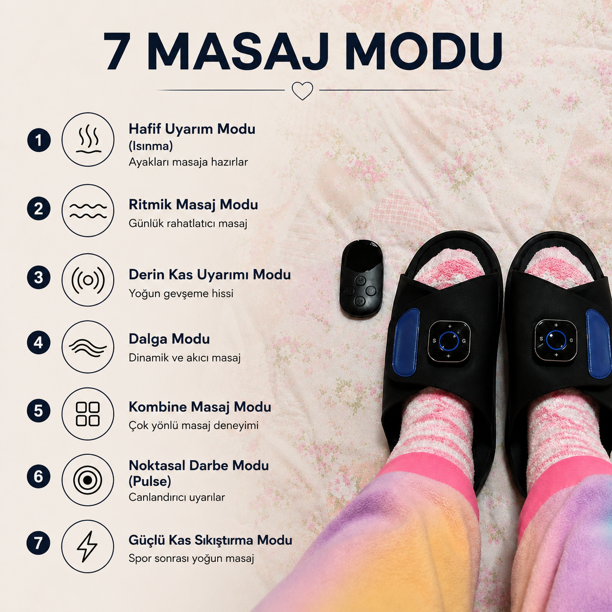 Melvina™ EMS Ayak Masaj Terliği